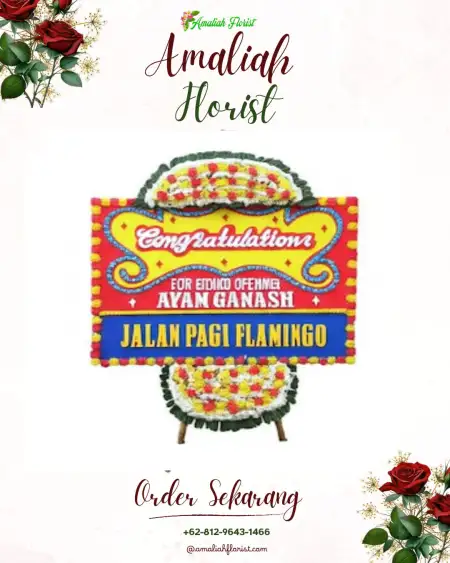 Sewa Papan Bunga Kawasan Perkantoran Rawamangun Jakarta Timur